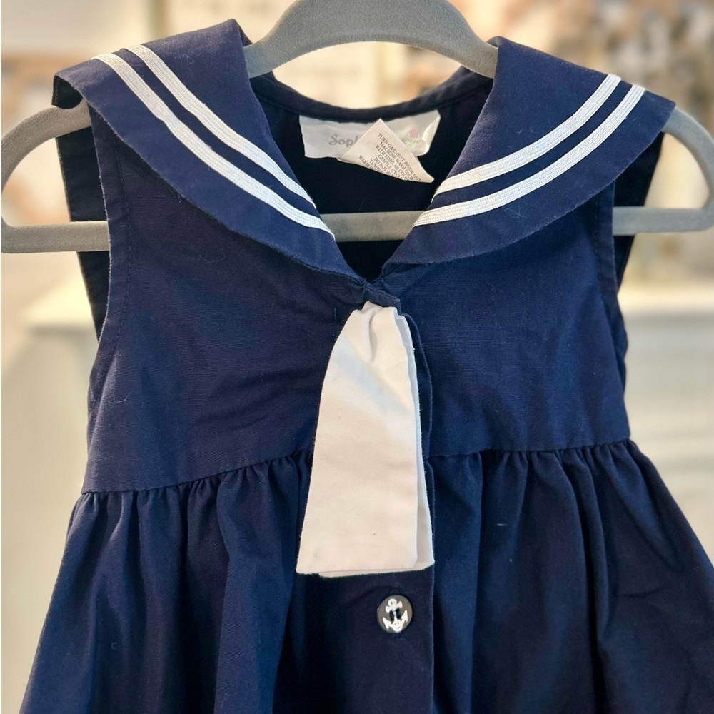 Navy Blue Sailor Dress